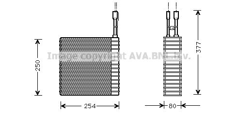 AVA QUALITY COOLING Испаритель, кондиционер JEV031